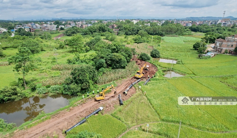 鼎博下载注册贵港市港南区农村饮水连片集中供水工程项目建设进展顺利